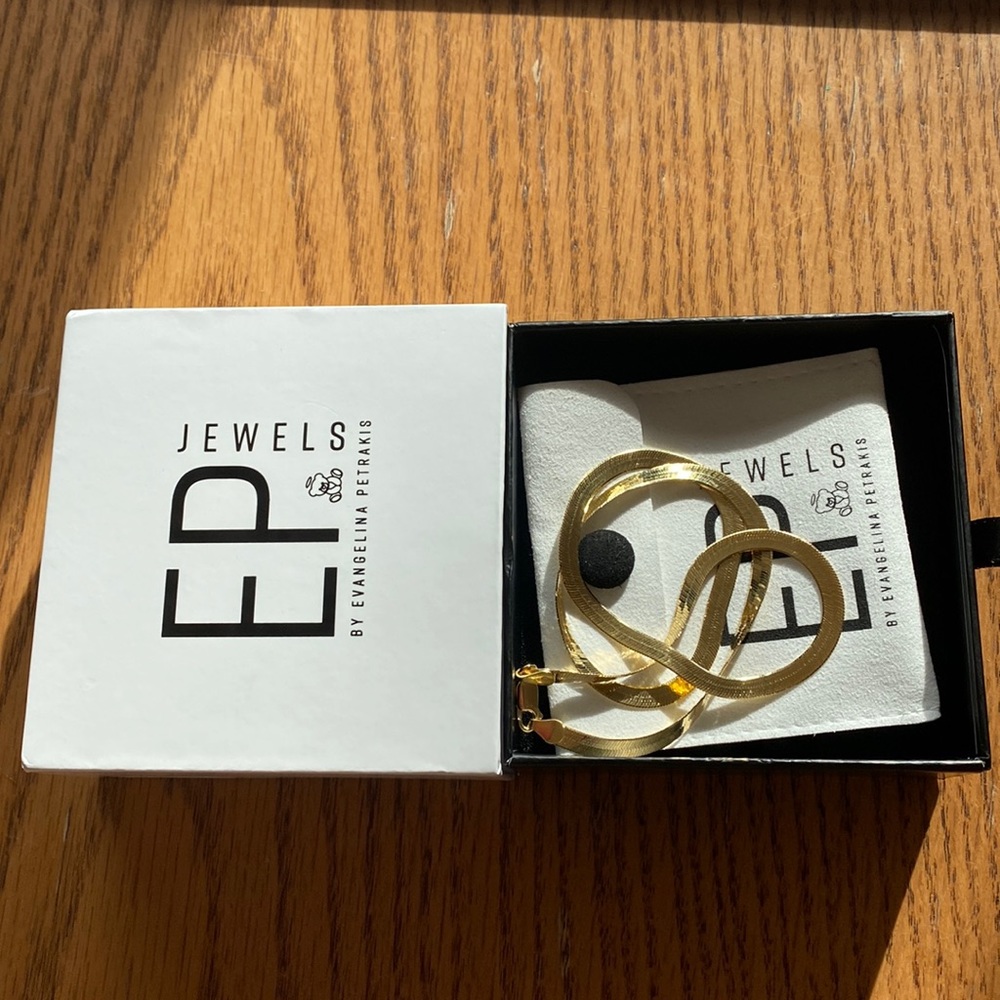 EP jewels 14 k gold necklace